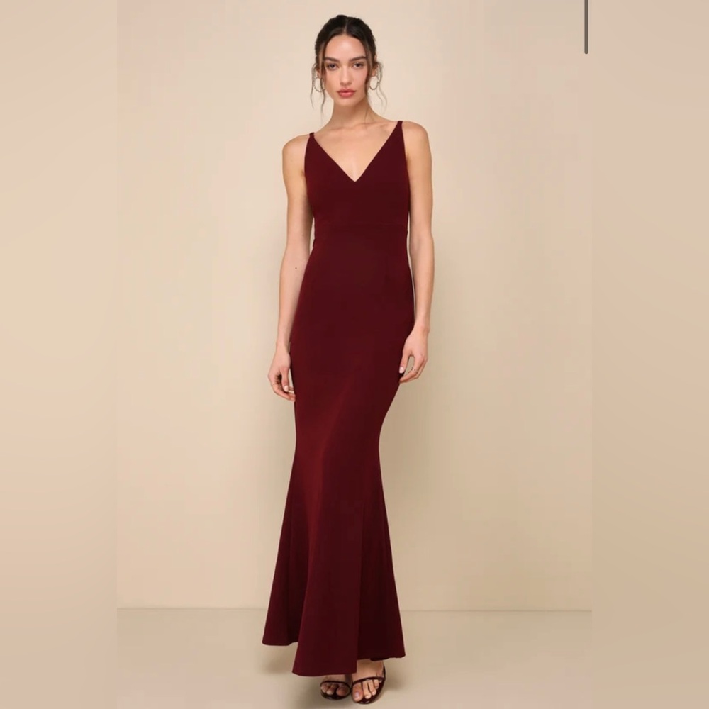 NWT Lulu’s Melora Plum Purple Sleeveless Maxi Dress
